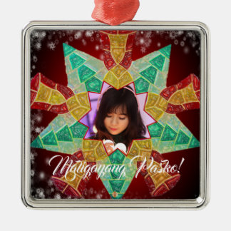 Filippinsk färgrik stjärnalykta, Parolstil Julgransprydnad Metall