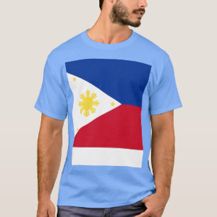 Filippinsk Flagga Mask T Shirt