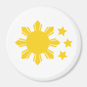 Filippinsk flagga - som är stolt som är Pinoy! Magnet
