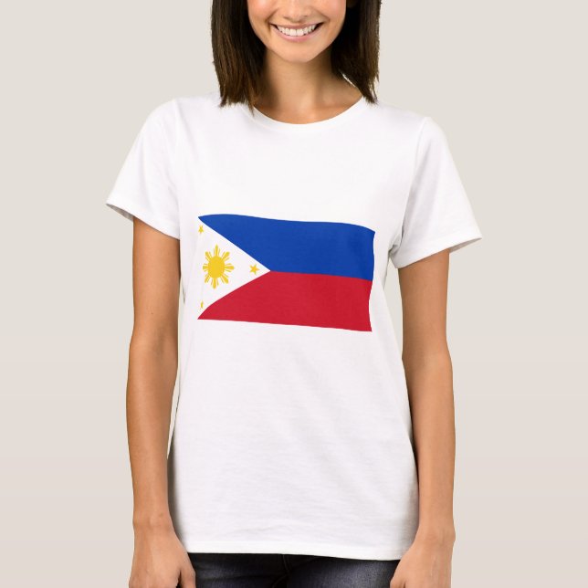Filippinsk flagga tee (Framsida)