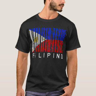 Filippinsk flaggaBarcode Tee Shirt