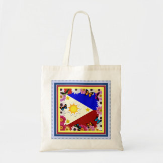 Filippinsk flaggadesign - den filippinska souvenir tygkasse