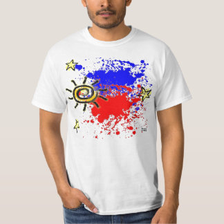 Filippinsk flaggaSplatter T-shirt