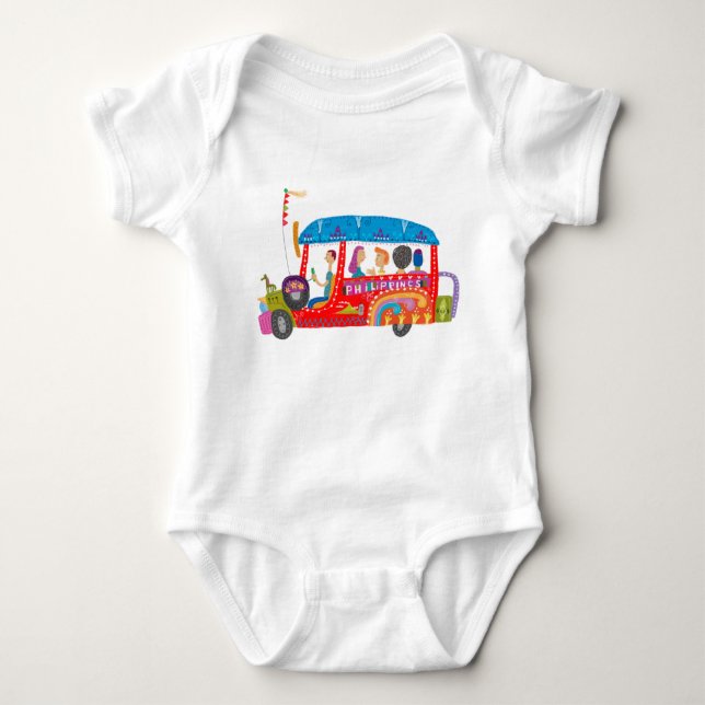 Filippinsk jeepney t shirt (Framsida)