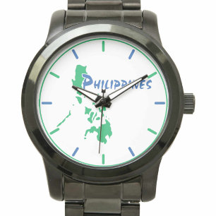 Filippinsk kartklocka armbandsur