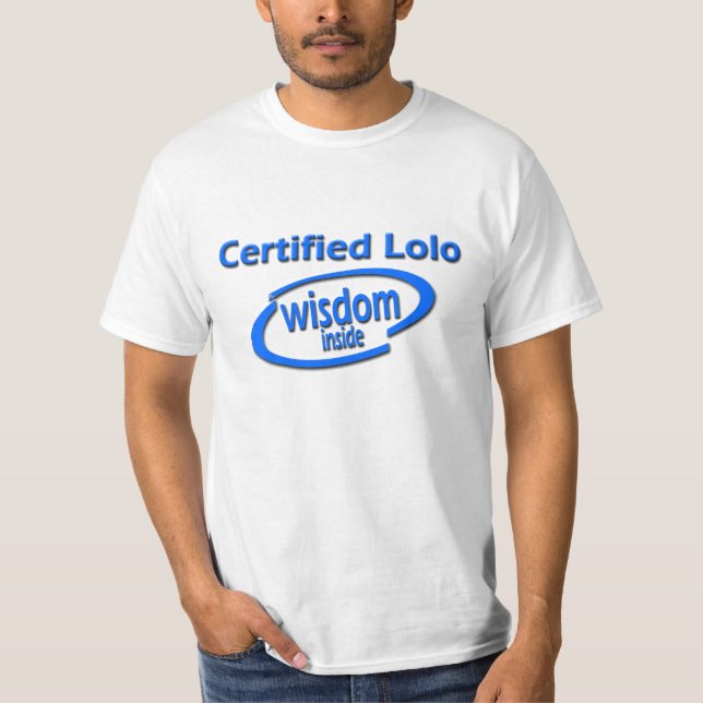 Filippinsk Lolo gåva - vishetinsida T-shirt (Framsida)