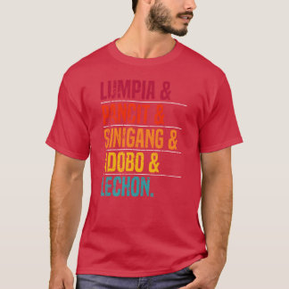 Filippinsk matmatluff Foodie Filippinerna kök vi T Shirt