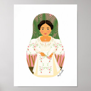 Filippinsk Matryoshka-affisch Poster