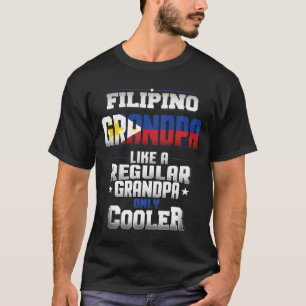 Filippinsk morfarnågot liknande en stamgästmorfa t shirt