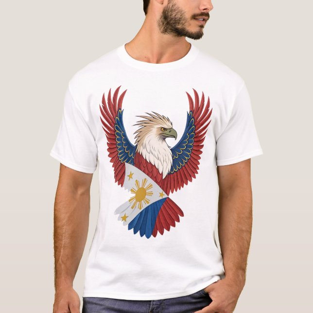 Filippinsk örn t shirt (Framsida)