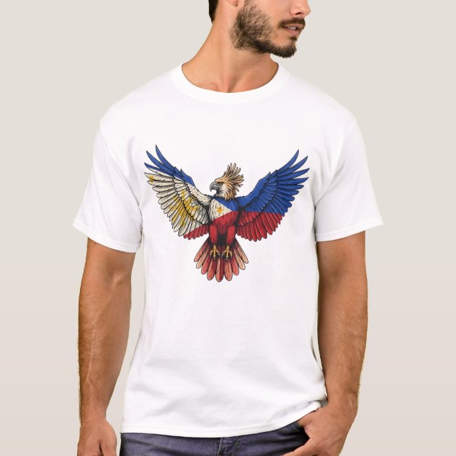 Filippinsk örn t shirt (Framsida)