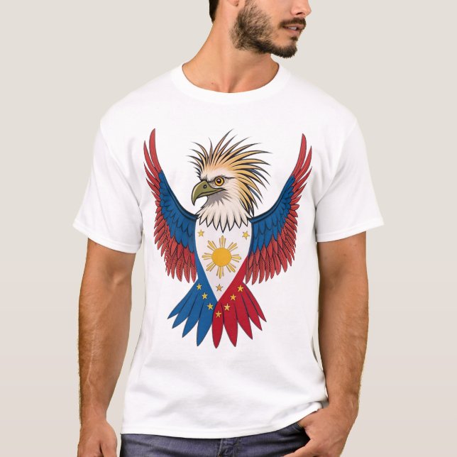 Filippinsk örn t shirt (Framsida)