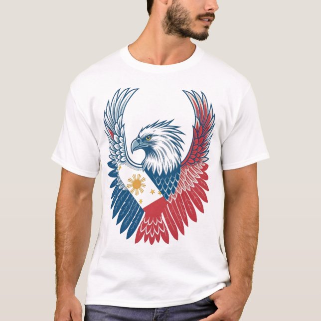 Filippinsk örn t shirt (Framsida)
