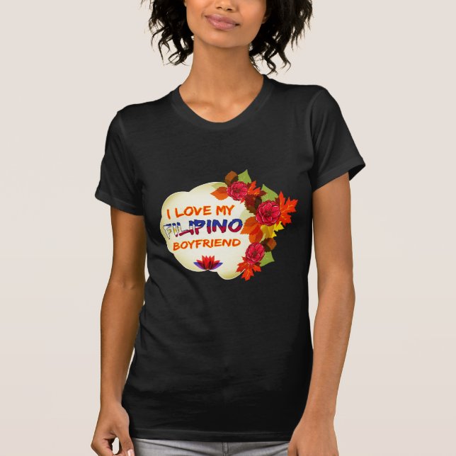 Filippinsk pojkvändesign tee shirt (Framsida)