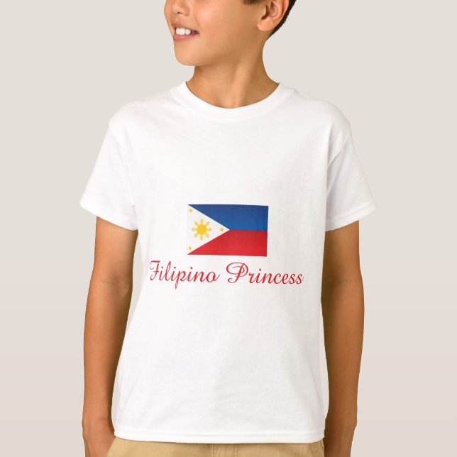 Filippinsk Princess 1 Tee Shirt (Framsida)