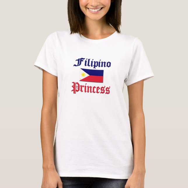Filippinsk Princess Tee Shirt (Framsida)
