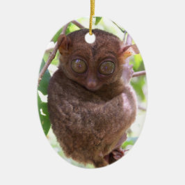 Filippinsk Tarsier prydnad Julgransprydnad Keramik