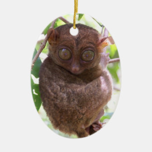 Filippinsk Tarsier prydnad Julgransprydnad Keramik