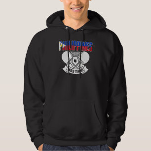 Filippinska Bordtennis Stöd Filippinska Ping  Hoodie