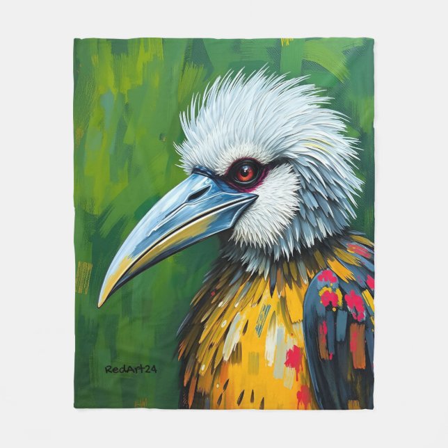 Filippinska Eagle Wall Art - utrotningshotade arte Fleecefilt (Framsidan)
