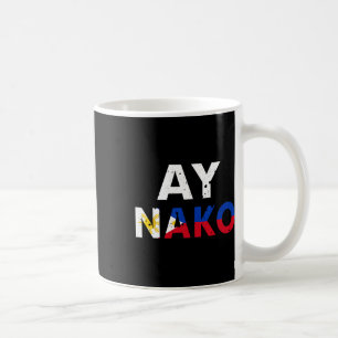 Filippinska filippinsk semester vintage souvenir m kaffemugg