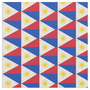 Filippinska Flagga National Trendig Fabric/mode Tyg