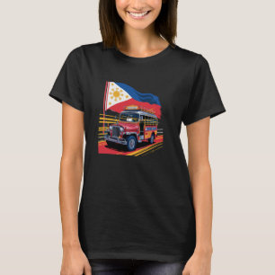 Filippinska flaggan Stolt filippinsk souvenir Jeep T Shirt