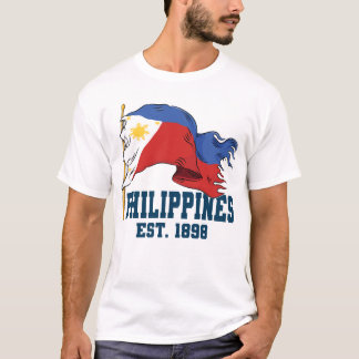 Filippinska flaggpinnen Pinoy filippinsk självstän T Shirt