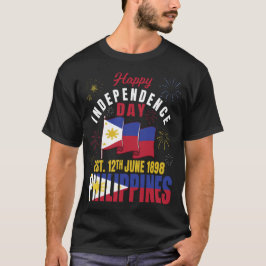 Filippinska flaggpinnen Pinoy filippinsk självstän T Shirt
