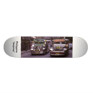 Filippinska "Jeepney ", Skateboard Bräda 20,5 Cm