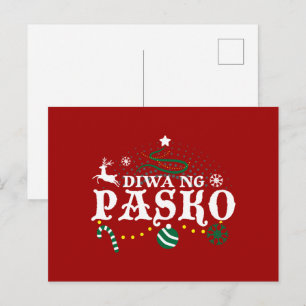 Filippinska jul - Diwa ng Pasko Vykort