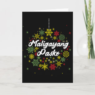 Filippinska julkort - Maligayang Pasko Kort