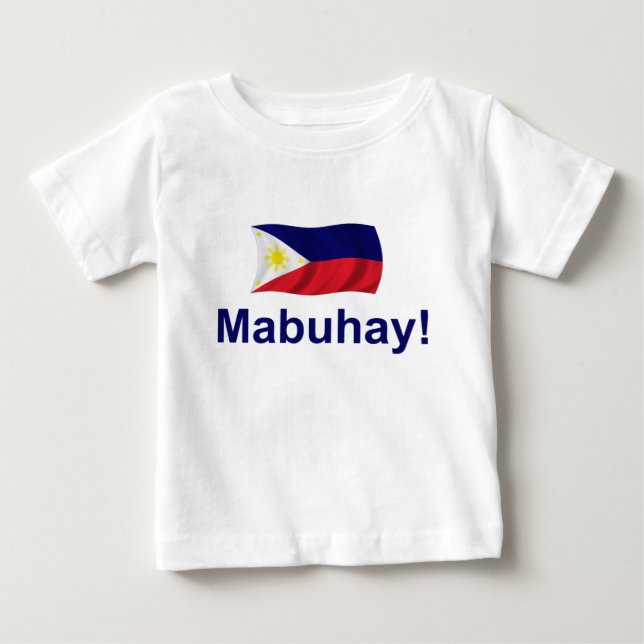 Filippinska Mabuhay! T-shirt (Framsida)