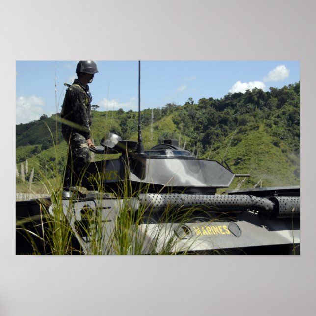 Filippinska marinbattalionens landningslag poster (Framsidan)