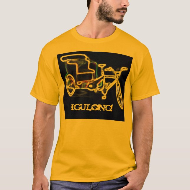 Filippinska Pedicab "första visning!", Tee Shirt (Framsida)