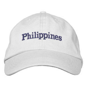 Filippinska Pridet Cap med Brev Design Broderad Keps