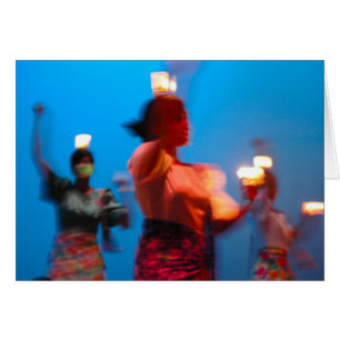 Filippinskt danskort för Pandango sa Ilaw Hälsningskort