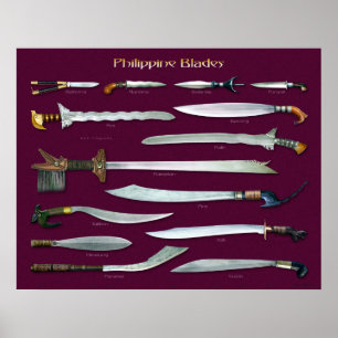 Filippinskt fjäll för blad 1/2 poster