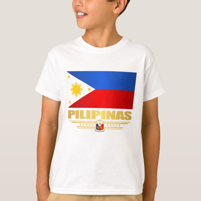 "Filippinskt Pride" Shirts T-shirt (Framsida)