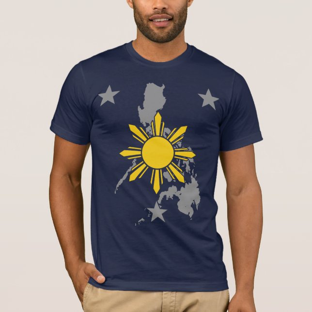 Filippinskt solstjärnaland tee shirt (Framsida)