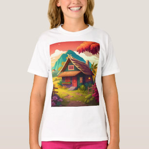 Filippinskt traditionellt hus-36543 t shirt