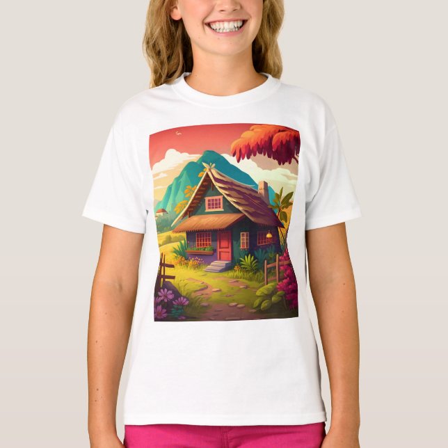 Filippinskt traditionellt hus-36543 t shirt (Framsida)
