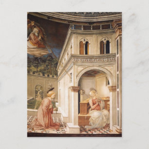 Filippo Lippi: Annunciation Vykort