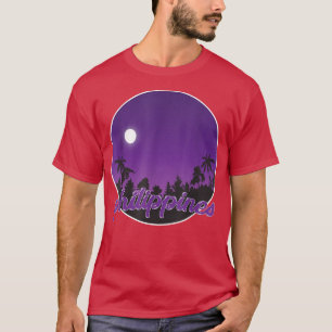 Filippor nattetid med Handflatan T-Shirt