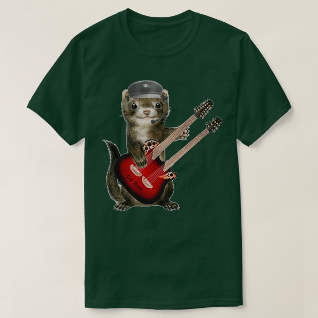 Filk Ferret and Medusa  T Shirt (Design framsida)