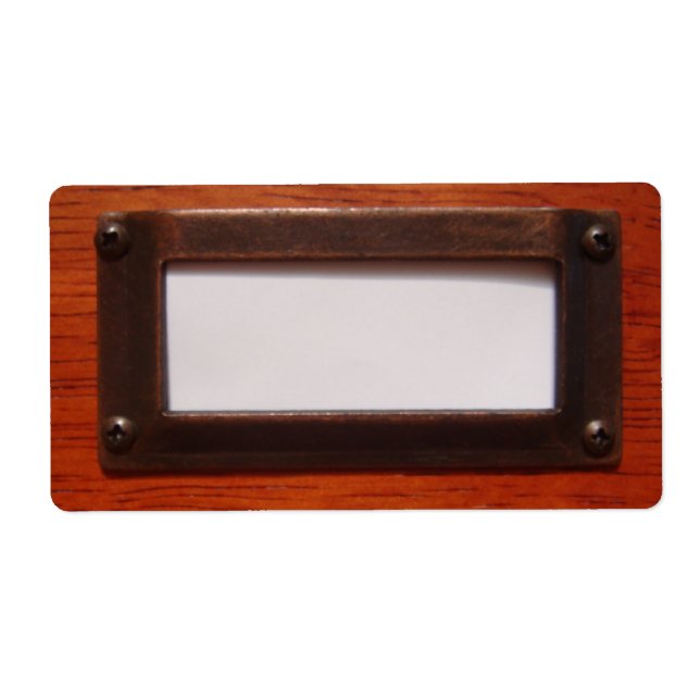 Filkabinettsetikett Fraktsedel (Framsidan)