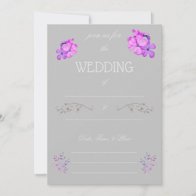 Fill in the Blank Wedding Invitation  Inbjudningar (Framsida)
