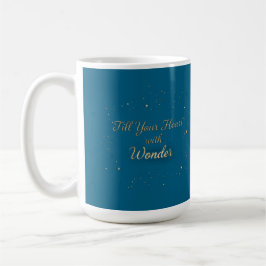Fill Your Heart With Wonder Elegant Christmas Mug Kaffemugg