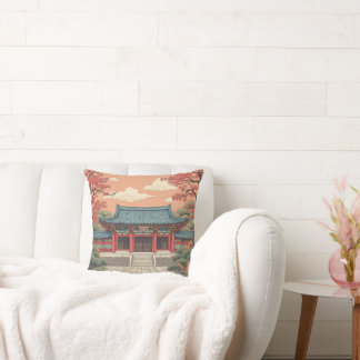 Fillar som skildrar ett orientaliskt palats kudde