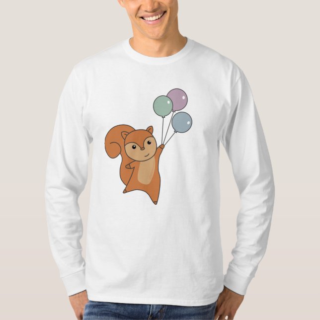 Fillbubblor från ekorrskogsdjur t shirt (Framsida)